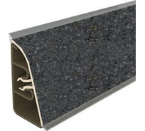 Плинтус для столешницы Thermoplast 850-1314 АР850 Бриллиант черный, 37х24х3000 (ф-ра 1910/076) (12) АР850-1314