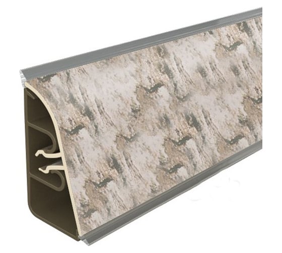 Плинтус для столешницы Thermoplast 850-1421 АР850 Базальт, 37х24х3000 (ф-ра 079/1233) (12) АР850-1421