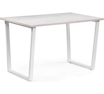 Стол Woodville лота, лофт, 140 см, 25 мм, юта/белый матовый 489664