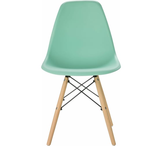 Мягкий стул LEON GROUP в стиле eames dsw, мятный LEON1804M-MINT1