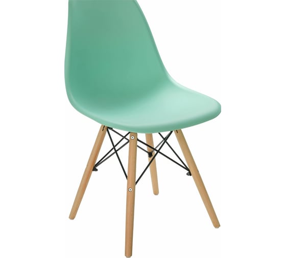 Мягкий стул LEON GROUP в стиле eames dsw, мятный LEON1804M-MINT1