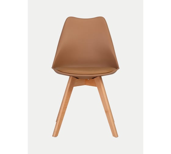 Мягкий стул LEON GROUP франкфурт в стиле eames dsw, бежевый LEON1804M-BE1