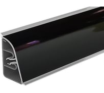Плинтус для столешницы Thermoplast 850-1905 АР850, Черный глянец, 37х24х3000 мм (ф-ра 1910/076) АР850-1905