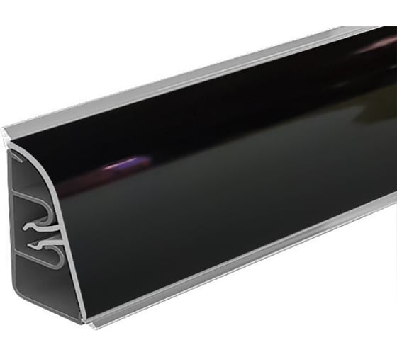 Плинтус для столешницы Thermoplast 850-1905 АР850, Черный глянец, 37х24х3000 мм (ф-ра 1910/076) АР850-1905 1