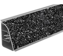 Плинтус для столешницы Thermoplast 850-1276 АР850, Черное серебро, 37х24х3000 мм (ф-ра 1910/076) АР850-1276