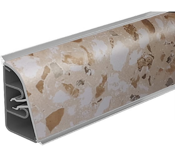 Плинтус для столешницы Thermoplast 850-1216 АР850, Камешки, 37х24х3000 мм (ф-ра Th.1237/078) АР850-1216