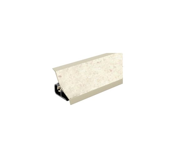 Плинтус для столешниц Thermoplast 120-1326 20x20x3000 мм, Артстоун белый (ф-ра 301, 1U) MRK120-1326
