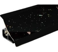 Плинтус для столешниц Thermoplast 120-1251 20x20x3000 мм, Черная искра (ф-ра 1905) MRK120-1251