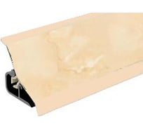 Плинтус для столешниц Thermoplast 120-1217 20x20x3000 мм, Оникс серый (ф-ра 594, 3W) MRK120-1217