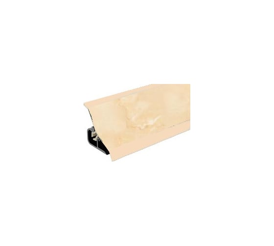 Плинтус для столешниц Thermoplast 120-1217 20x20x3000 мм, Оникс серый (ф-ра 594, 3W) MRK120-1217 1