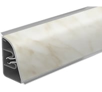Плинтус для столешницы Thermoplast 850-1212 АР850, Мрамор Каррара, 37х24х4200 мм (ф-ра 079/1233) 850V.1212F4200.00.00