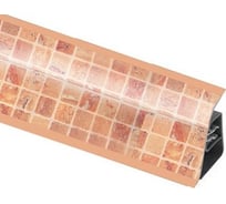 Плинтус для столешницы Thermoplast 850-1229 АР850, Кафель, 37х24х3000 мм (ф-ра 1229/091) АР850-1229