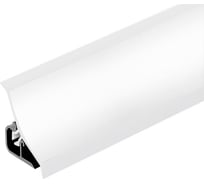 Плинтус для столешниц Thermoplast 120-301 20x20x3000 мм, Белый матовый (ф-ра 301) MRK120-301