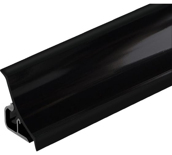 Плинтус для столешниц Thermoplast 120-1905 20x20x3000 мм, Черный глянец (ф-ра 1905) MRK120-1905