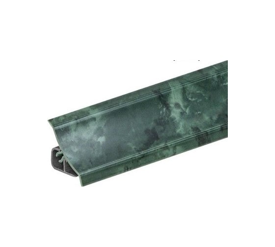 Плинтус для столешниц Thermoplast 120-145 20x20x3000 мм, Зелёный мрамор (ф-ра 145) MTK120-145 1