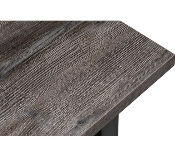 Стол Woodville Эльпатия, 110 см, дуб рошелье/черный матовый 420991