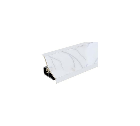 Плинтус для столешниц Thermoplast 120-1359 20x20x3000 мм, Лоза серебряная (ф-ра 301) MRK120-1359