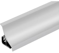 Плинтус для столешниц Thermoplast 120-820 20x20x3000 мм, Серебро матовое (ф-ра 820, 3L) MRK120-820
