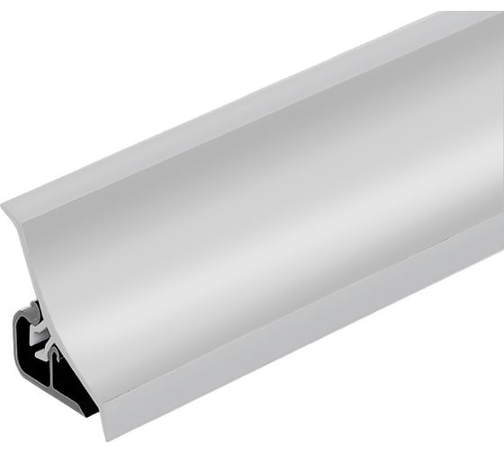 Плинтус для столешниц Thermoplast 120-820 20x20x3000 мм, Серебро матовое (ф-ра 820, 3L) MRK120-820 1