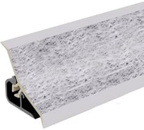 Плинтус для столешниц Thermoplast 120-1410 20x20x3000 мм, Белая метель (ф-ра 153, 077) MRK120-1410