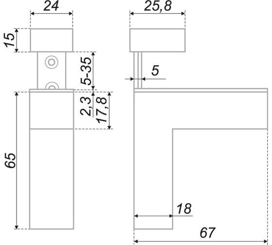 Полкодержатель BOYARD P507BSN.2