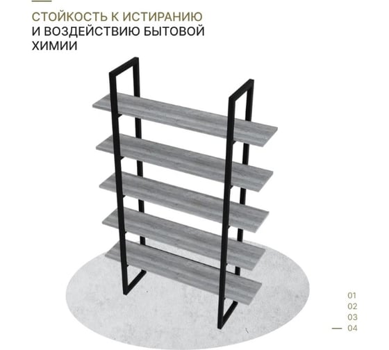 Навесная полка Alternative тип 2 стеллаж бастет рагнар 4891 пч 16 мм 1200x310x1710 мм 00000052201