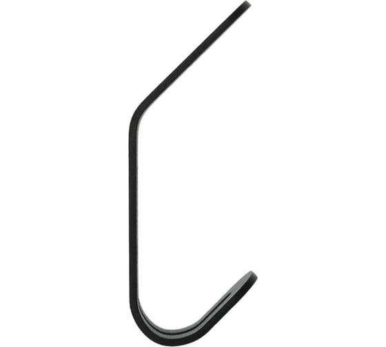 Держатель для хранения одежды EMBODIMENT в стиле лофт, настенный, черный EMB-HOOK-W-B