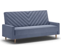 Прямой диван WESTENY ART127 синий ART-127-SN