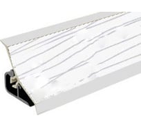 Плинтус для столешниц Thermoplast 120-1257 20x20x3000 мм, Неон белый (ф-ра 1105) MRK120-1257