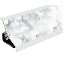 Плинтус для столешниц Thermoplast 120-1384 20x20x3000 мм, Мрамор итальянский (ф-ра 153, 077) MRK120-1384