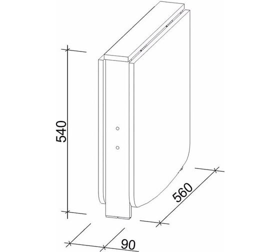 Стол-книжка Woodville стк6 венге, высота 54 см 260682