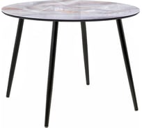 Стеклянный стол Woodville анселм, кианит/черный 500930