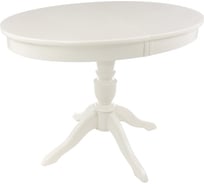 Деревянный стол Woodville arno, 106(141)х75x76 см, без патины/молочный 438337