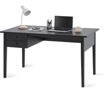 Писменный стол Лузалес ВУХТЫМ 140x70 см, черный 1022010105