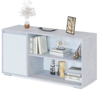 Тумба СОКОЛ Т-2 бетон/белый 00-00013621