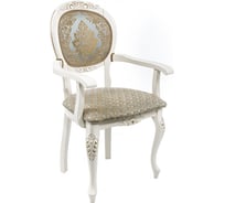 Кресло Woodville adriano 2, молочный/патина 438331