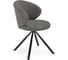 Крутящийся стул на металлокаркасе Woodville solomon, gray/black 15601 2