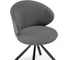 Крутящийся стул на металлокаркасе Woodville solomon, gray/black 15601 6