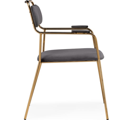 Кресло Woodville aspen, dark gray/gold 15653