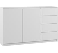 Комод Woodville мадера комби 1, лдсп, белый 520987