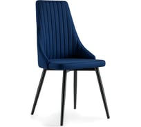 Стул на металлокаркасе Woodville Нараян, velutto 26/черный 462311