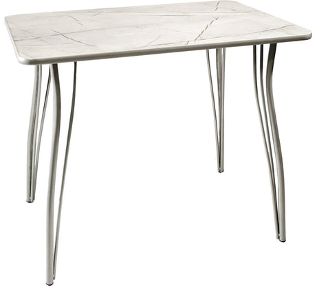 Стол MODULE`S TYLE Валенсия 600х900 мм, светлый каспий 8/кант 017B ВК 746 (металлик) ВИ0058