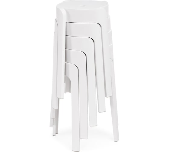 Табурет Woodville Bovel white 15683