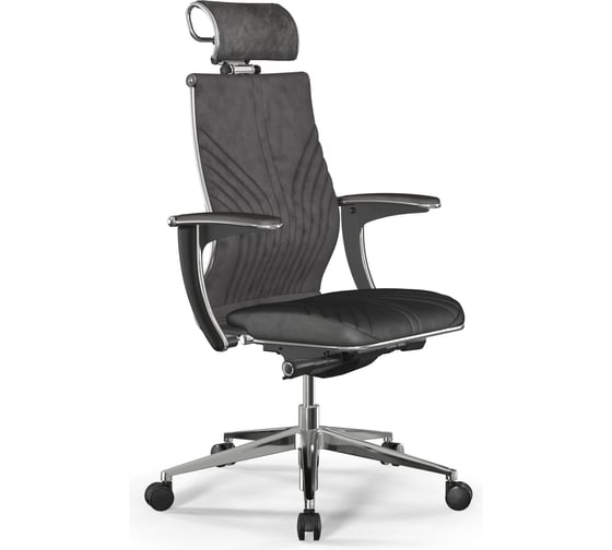 Офисное кресло МЕТТА Samurai m3-13u-goyale/kc31/wm31/u1mv-ml/h2cv темно-серый z509153805
