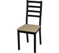 Деревянный обеденный стул для кухни Чепецкая Мебельная Фабрика 39А венге, 1 шт. 39А/венге/берген карамель