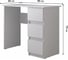 Письменный стол Letta city lite 3 ящика белое тиснение 900x750x450 мм L14015 8