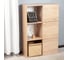 Книжный шкаф Letta style с 3 дверками дуб сонома 706x1048x300 мм L3090 1