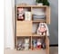 Книжный шкаф Letta style с 3 дверками дуб сонома 706x1048x300 мм L3090 7