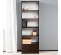 Стеллаж Letta hardy лайт 2 с дверками венге 600x1800x240 мм L70217947 31667109