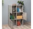 Книжный шкаф Letta style с 3 дверками бетон 706x1048x300 мм L30090 5